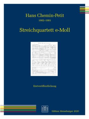 Streichquartett e-Moll
